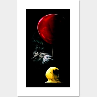 Fear Forgive Red Balloon Horror Halloween Posters and Art